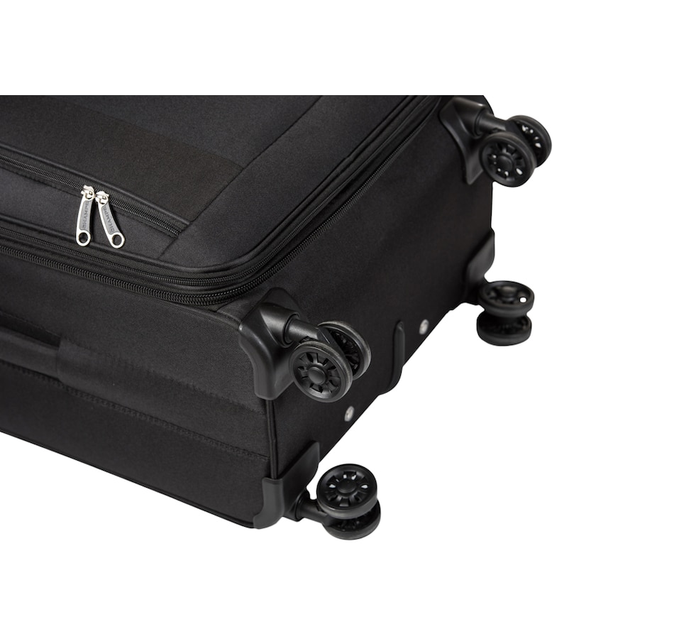 Tsc Ca Champs Luggage Travellers Collection 3 Piece Soft Side Spinner Expandable Luggage Set