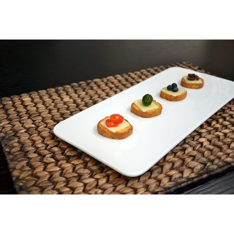 Image 689269_ALTMORE1.jpg, Product 689-269 / Price $31.95, White Tie Dinnerware Porcelain Platter, 14"L x 6.5"W, Set of 2 from White Tie Dinnerware on TSC.ca's Kitchen department