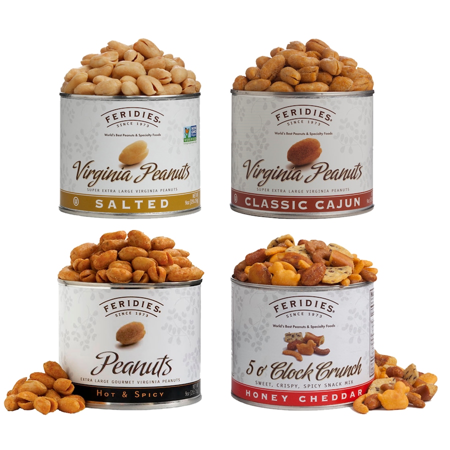 Image 689982.jpg, Product 689-982 / Price $48.99, Feridies Virginia Peanuts (4-Pack, Assorted) from Feridies on TSC.ca's Kitchen department