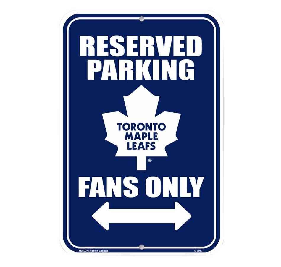 tsc.ca NHL Toronto Maple Leafs 10x15 Parking Sign