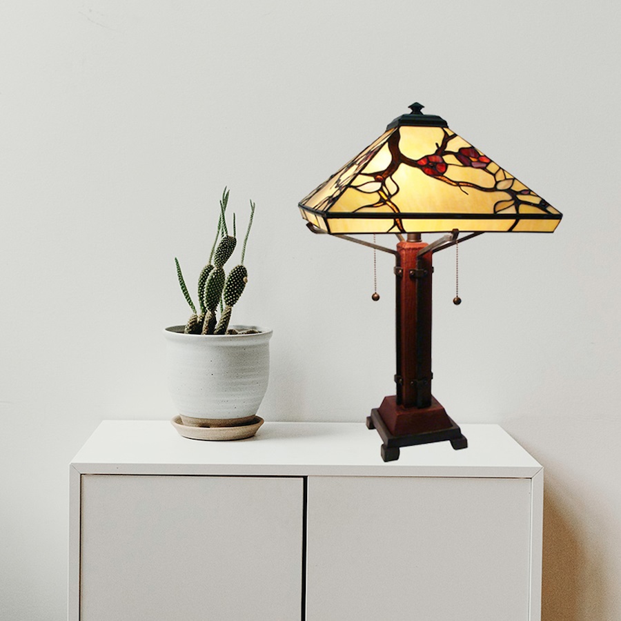Image 690638_ALTMORE21.jpg, Product 690-638 / Price $498.00, Fine Art Lighting Mission Style Tiffany Table Lamp from Fine Art Lighting on TSC.ca's Home & Garden department