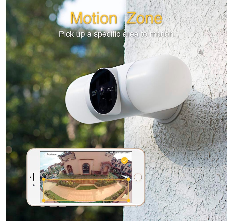 Image 691370_ALTMORE2.jpg, Product 691-370 / Price $266.99, Litmor Capsule A.I.-Powered Floodlight Camera on TSC.ca's Home & Garden department