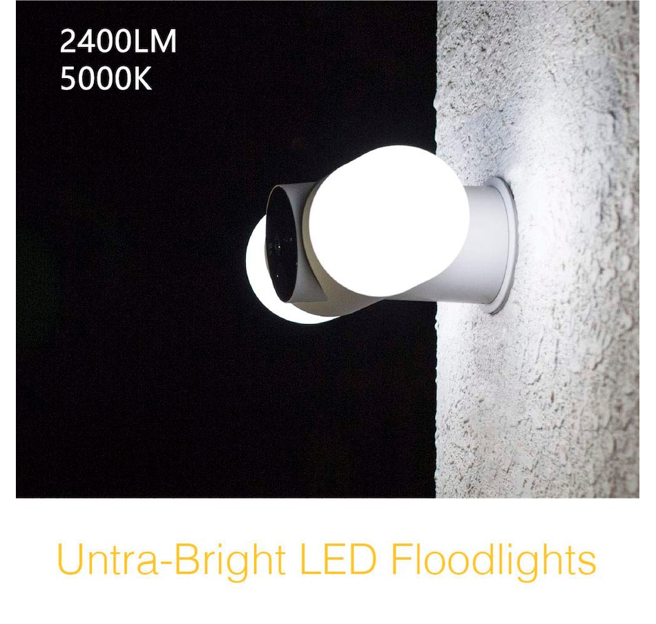 Image 691370_ALTMORE4.jpg, Product 691-370 / Price $266.99, Litmor Capsule A.I.-Powered Floodlight Camera on TSC.ca's Home & Garden department