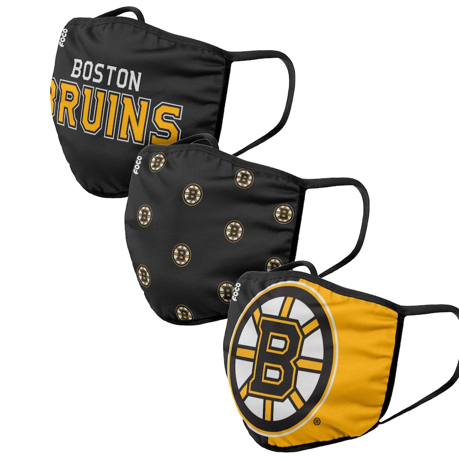 Image 693327.jpg, Product 693-327 / Price $38.99, Unisex Boston Bruins NHL Reusable Face Covers (3-Pack) on TSC.ca's Health & Fitness department