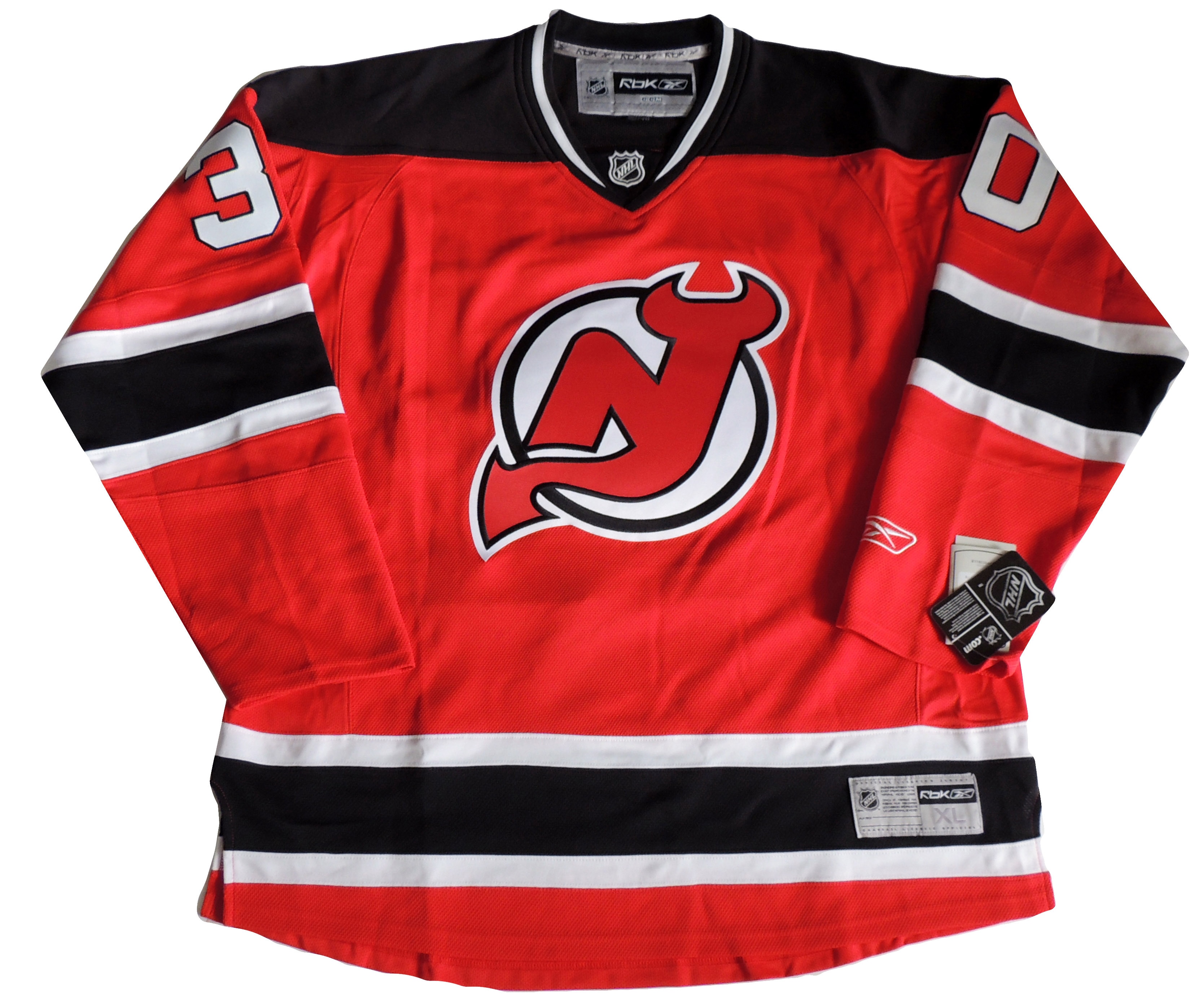 NHL New Jersey Devils Reebok Martin Brodeur Autographed Jersey