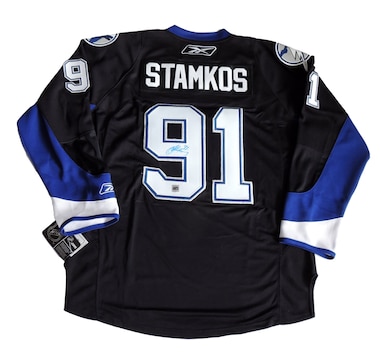 STEVEN STAMKOS TAMPA BAY LIGHTNING AUTHENTIC HOME REEBOK EDGE 2.0 7287  JERSEY