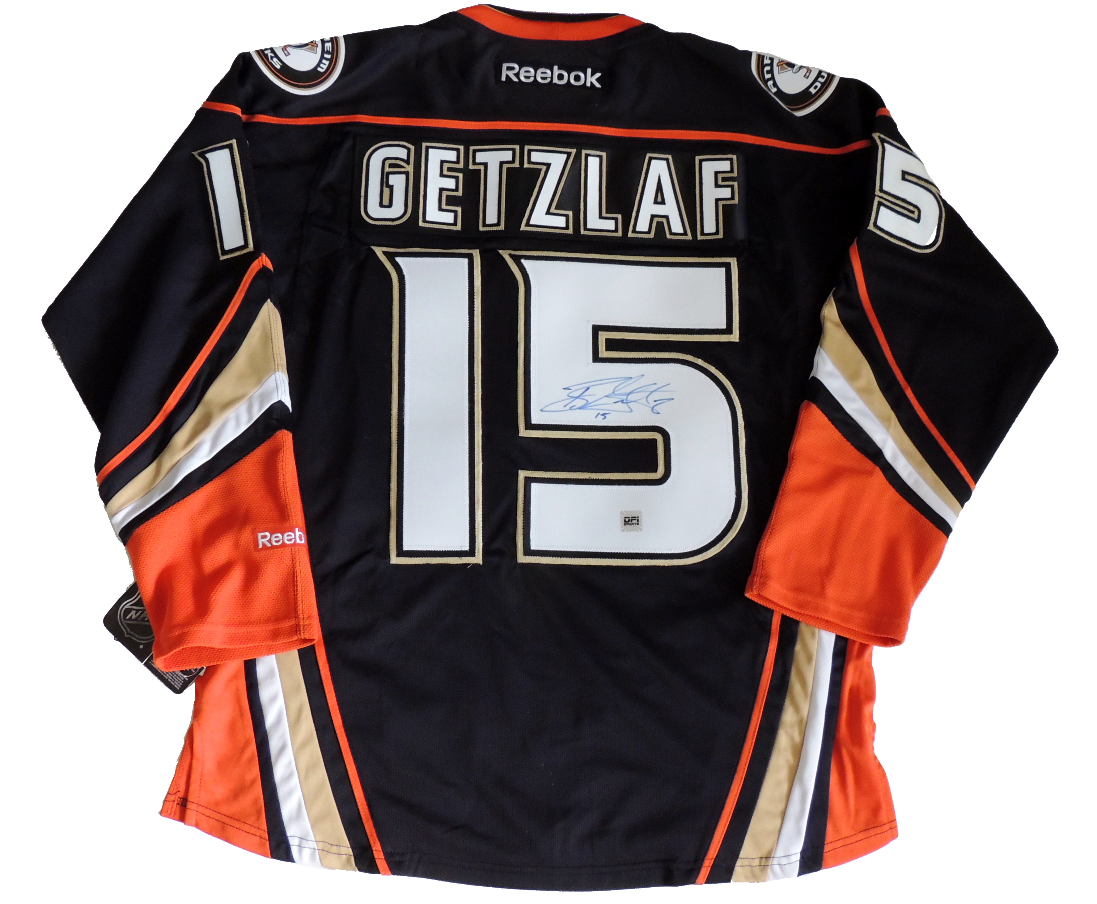 anaheim ducks signed jersey