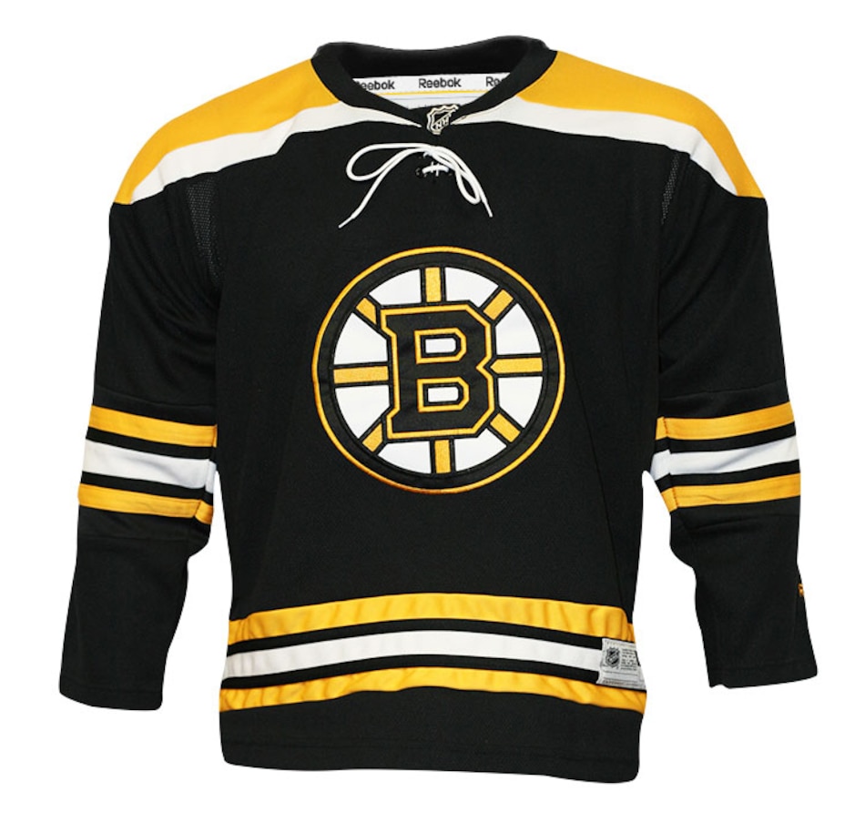 Image 694327.jpg , Product 694-327 / Price $89.99 , NHL Boston Bruins Team Colour Premier Home Youth Jersey from Reebok on TSC.ca's Health & Fitness department