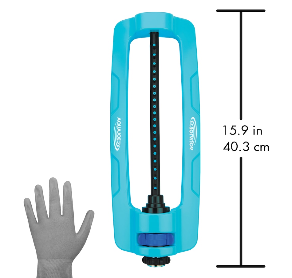 Image 696570_ALTMORE4.jpg, Product 696-570 / Price $51.99, Aqua Joe Indestructible Metal Base Oscillating Sprinkler with Adjustable Spray from Snow Joe & Sun Joe on TSC.ca's Home & Garden department