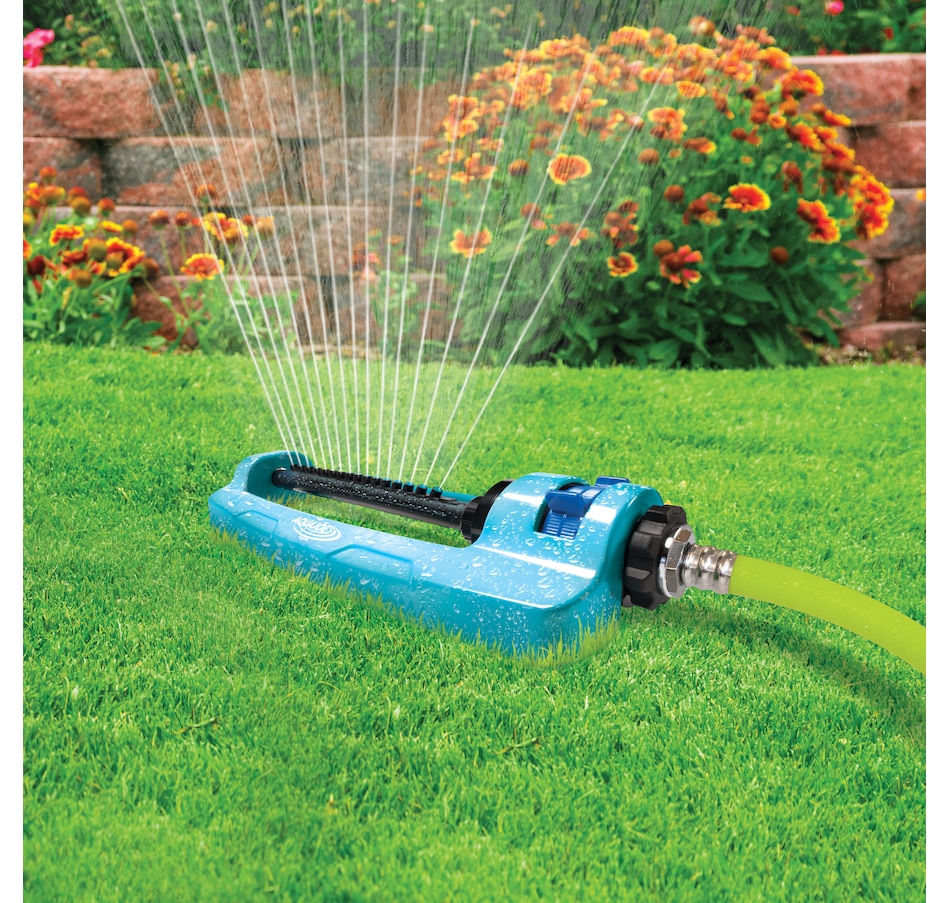 Image 696570_ALTMORE6.jpg, Product 696-570 / Price $51.99, Aqua Joe Indestructible Metal Base Oscillating Sprinkler with Adjustable Spray from Snow Joe & Sun Joe on TSC.ca's Home & Garden department
