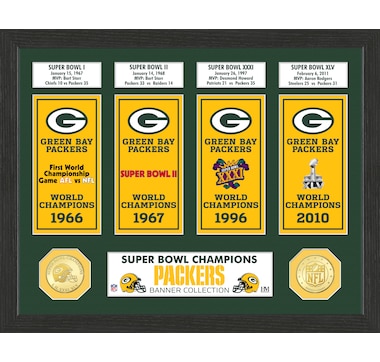 Packers Super Bowl Banner Collection Photomint