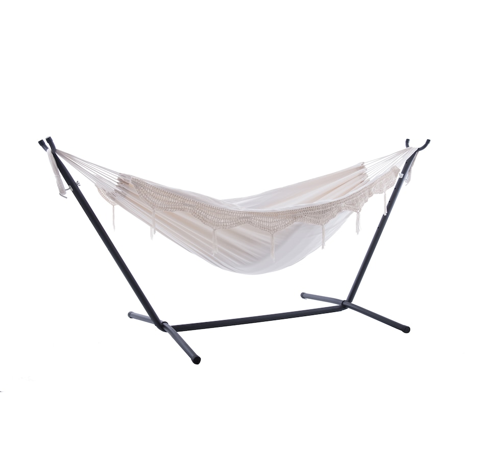 Image 698029_NAT.jpg, Product 698-029 / Price $146.99, Vivere 9-Foot Double Cotton Hammock from Vivere on TSC.ca's Home & Garden department
