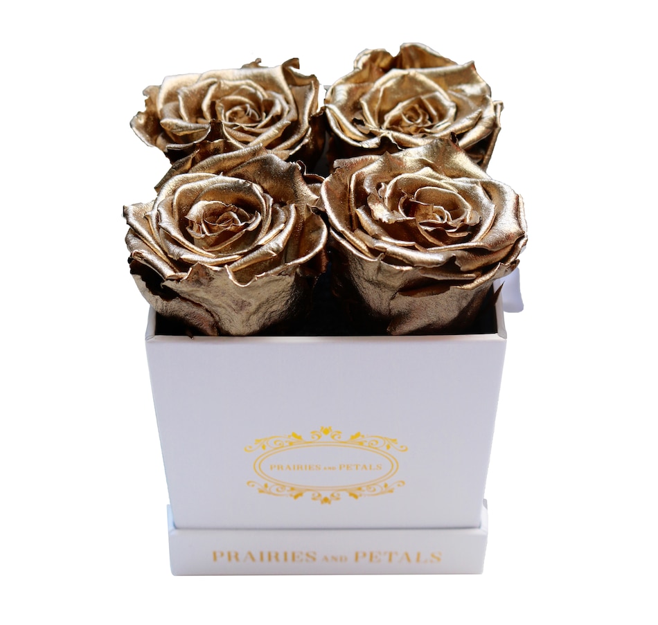 Image 698088_GLD.jpg, Product 698-088 / Price $129.00, Prairies and Petals Diora Arrangement with Parisian Style White Box from Prairies And Petals on TSC.ca's Home & Garden department