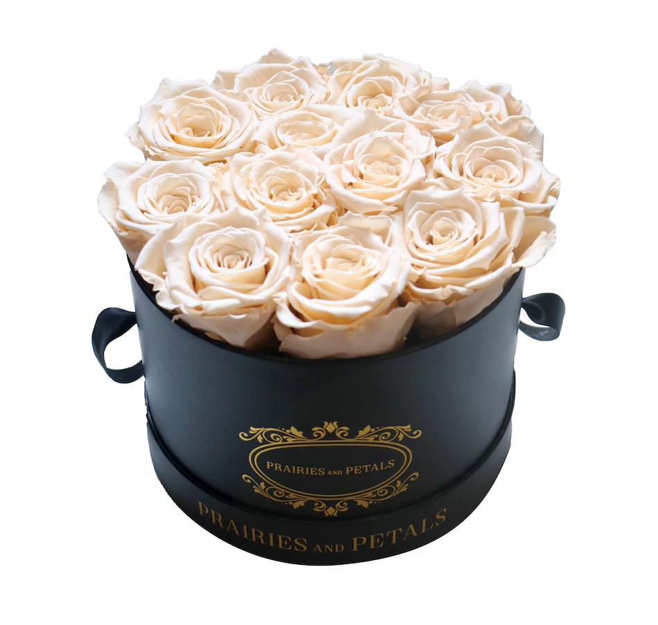 Image 698092_CHM.jpg, Product 698-092 / Price $209.00 - $214.00, Prairies and Petals Signature Round Arrangement with Parisian Style Black Box from Prairies And Petals on TSC.ca's Home & Garden department