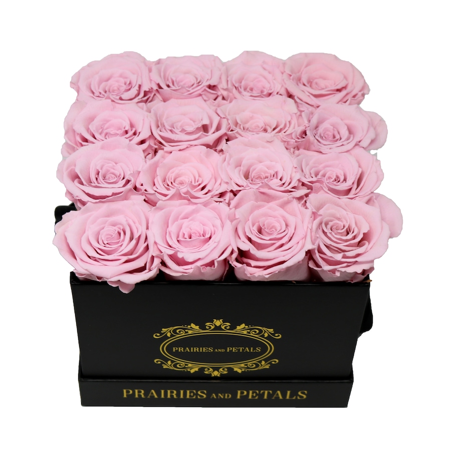 Image 698095_PNK.jpg, Product 698-095 / Price $249.00, Prairies and Petals Signature Square Arrangement with Parisian Style Black Box from Prairies And Petals on TSC.ca's Home & Garden department