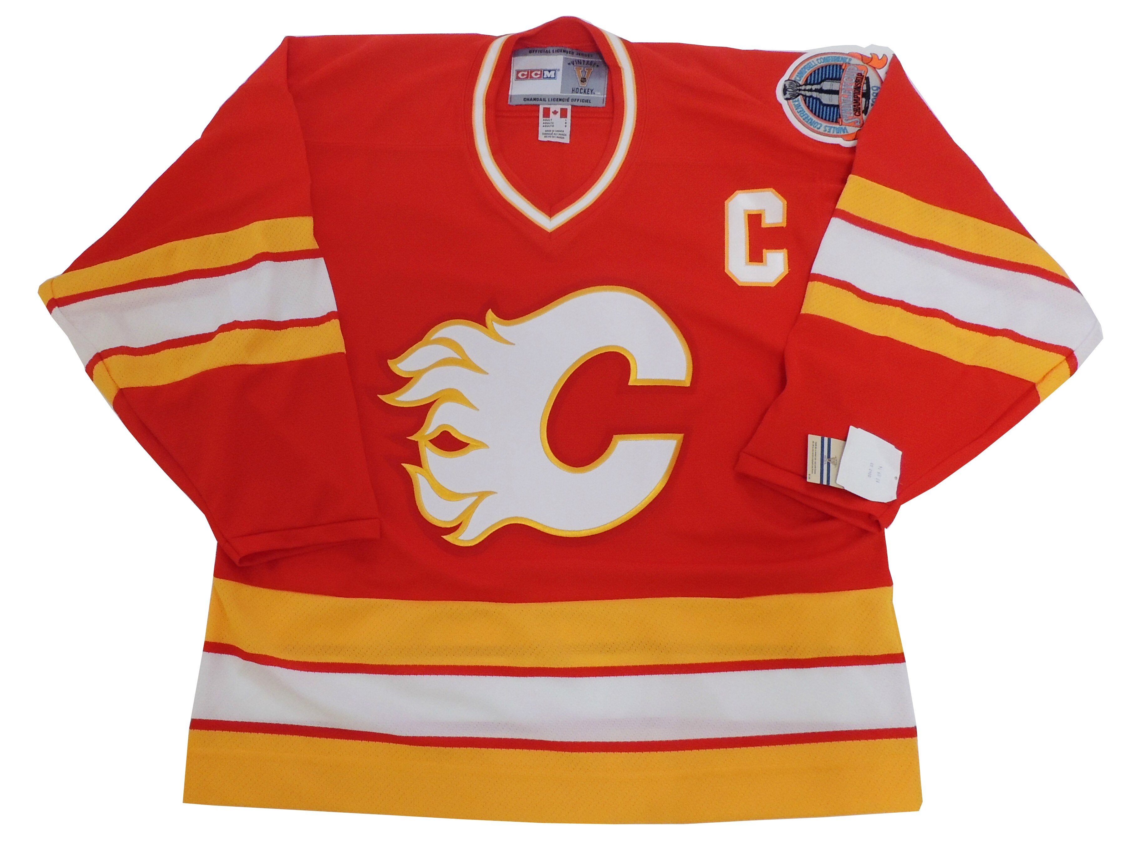 1989 calgary flames jersey