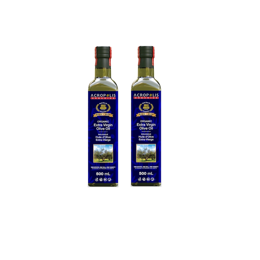 Image 698836.jpg, Product 698-836 / Price $99.99, Acropolis Organics Extra Virgin Organic Olive Oil Duo from Acropolis Organics on TSC.ca's Kitchen department