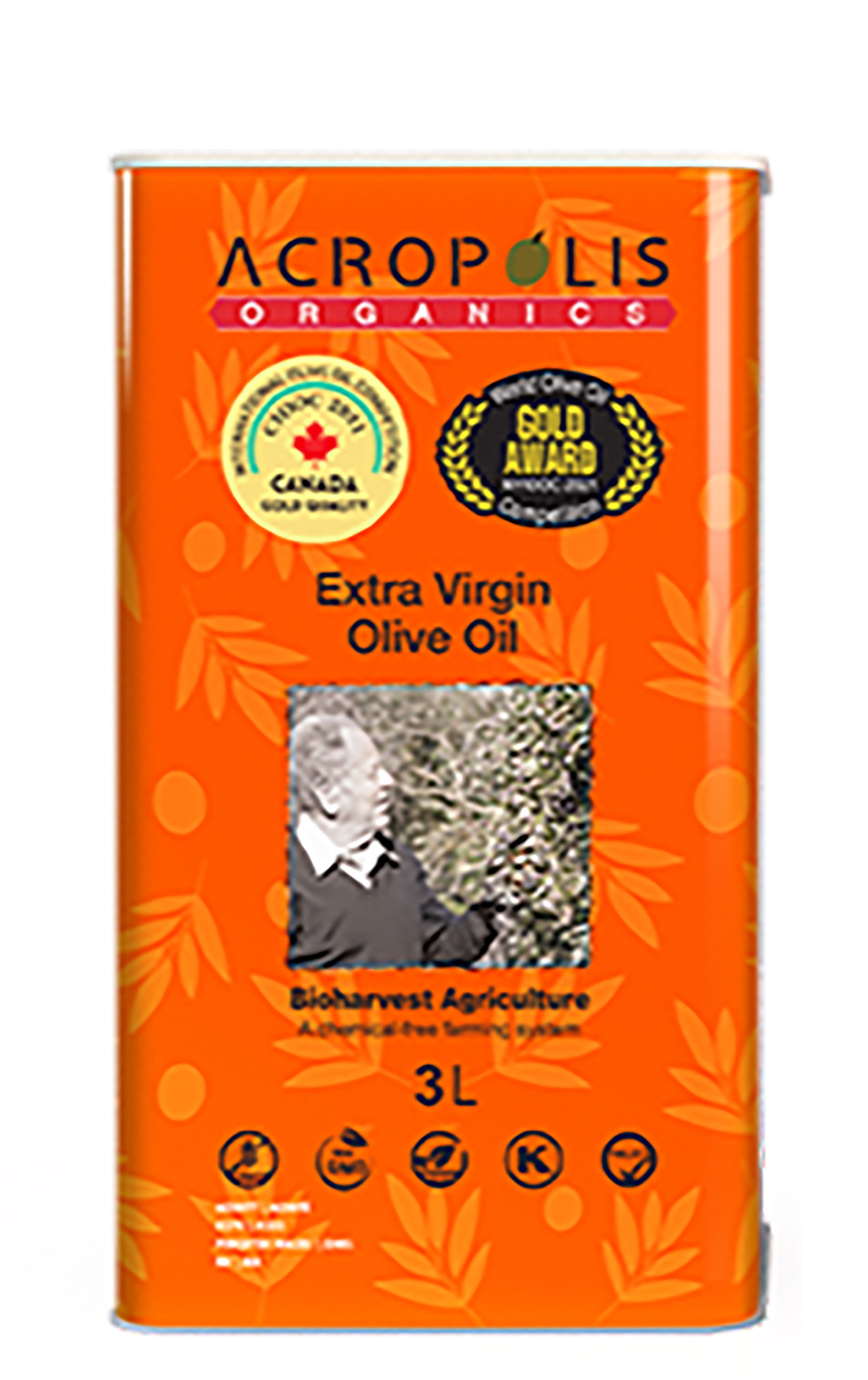 Acropolis Organics Extra Virgin Olive Oil Bioharvest Farming - TSC.ca