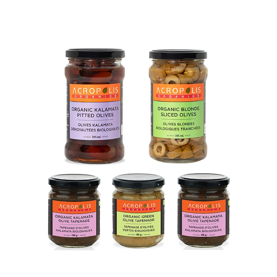 Image 698839.jpg, Product 698-839 / Price $44.99, Acropolis Organics - Organic Pitted Olives and Tapenades from Acropolis Organics on TSC.ca's Kitchen department