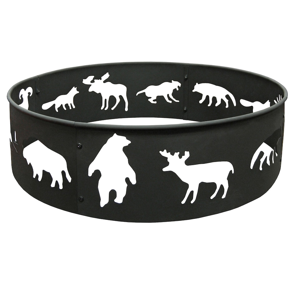 Image 698949.jpg, Product 698-949 / Price $89.99, Landmann Big Sky Steel Fire Ring (28") Wildlife from Landmann on TSC.ca's Home & Garden department