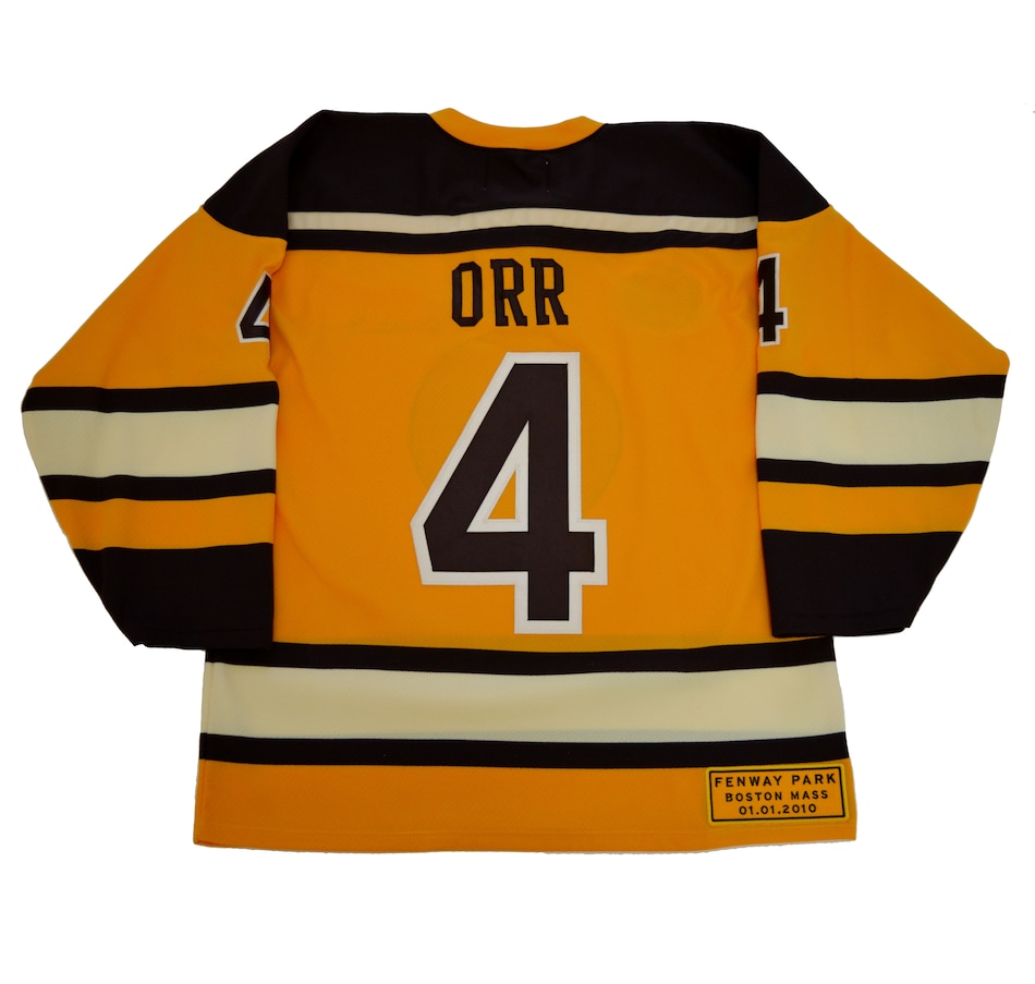 Bobby Orr autographed Jersey (Boston Bruins) signed on back