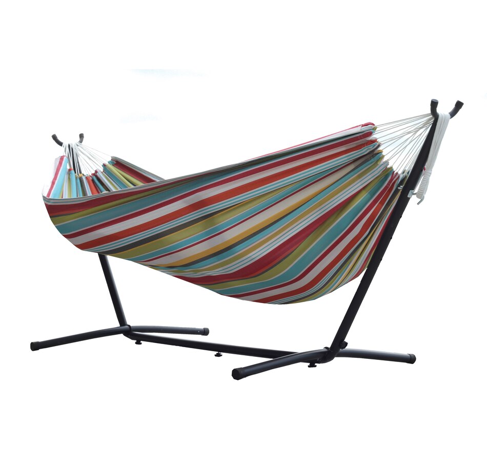 Image 699787_ALTMORE1.jpg, Product 699-787 / Price $199.99, Vivere Combo - Ciao Hammock With Stand (9ft) from Vivere on TSC.ca's Home & Garden department