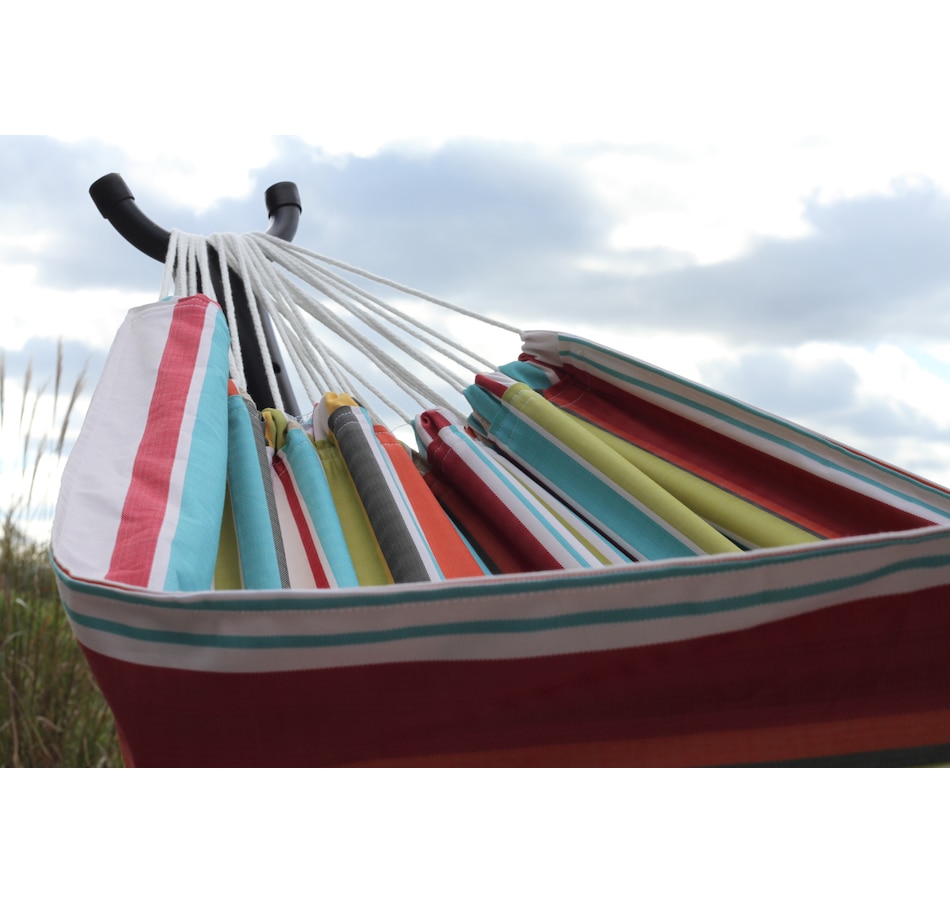 Image 699787_ALTMORE2.jpg, Product 699-787 / Price $199.99, Vivere Combo - Ciao Hammock With Stand (9ft) from Vivere on TSC.ca's Home & Garden department