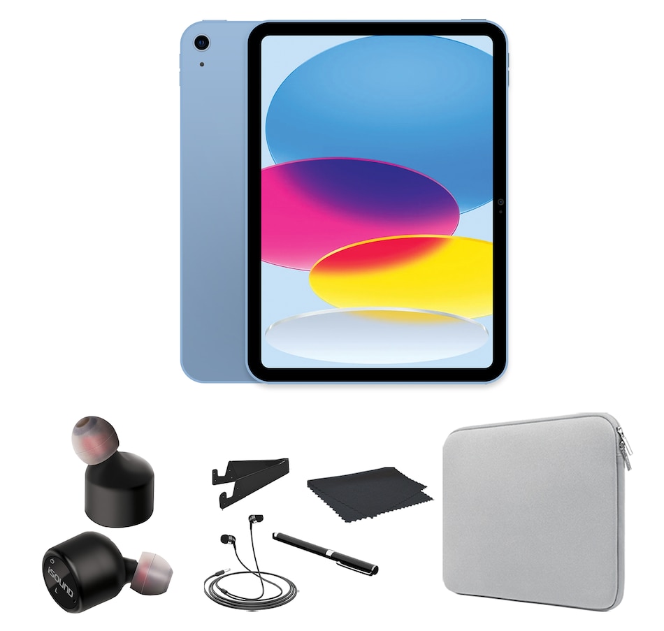Image 700980_BLSL.jpg, Product 700-980 / Price $679.99, Apple iPad 10.9" Tablet Bundle (256 GB, 10th-gen, refurbished) from TSC All IN on TSC.ca's Electronics department