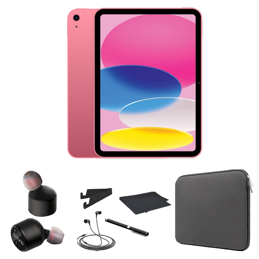 Image 700980_PBC.jpg, Product 700-980 / Price $679.99, Apple iPad 10.9" Tablet Bundle (256 GB, 10th-gen, refurbished) from TSC All IN on TSC.ca's Electronics department