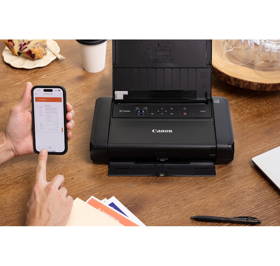 Image 700984_ALTMORE5.jpg, Product 700-984 / Price $399.99, Canon Pixma TR160 Wireless Mobile Printer with Battery from Canon on TSC.ca's Electronics department