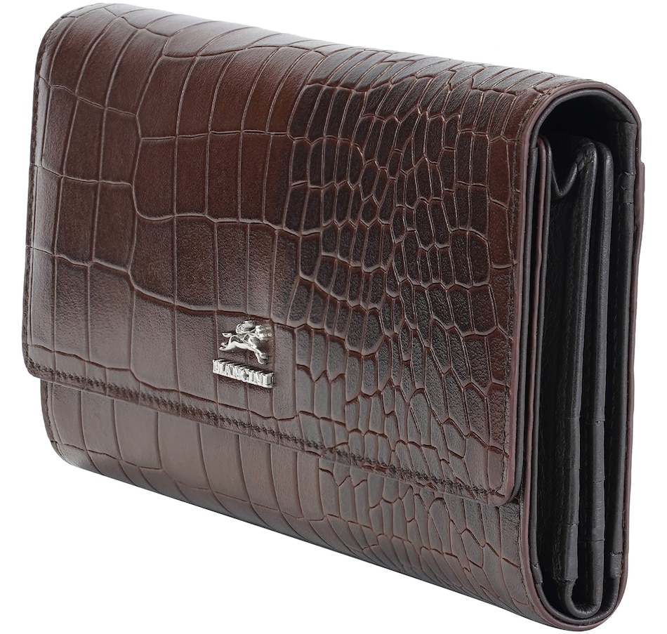 Image 701020_ALTMORE3.jpg, Product 701-020 / Price $99.99, Mancini Quad Fold Wallet With Enhanced RFID Security from Mancini Fine Leather on TSC.ca's Fashion department