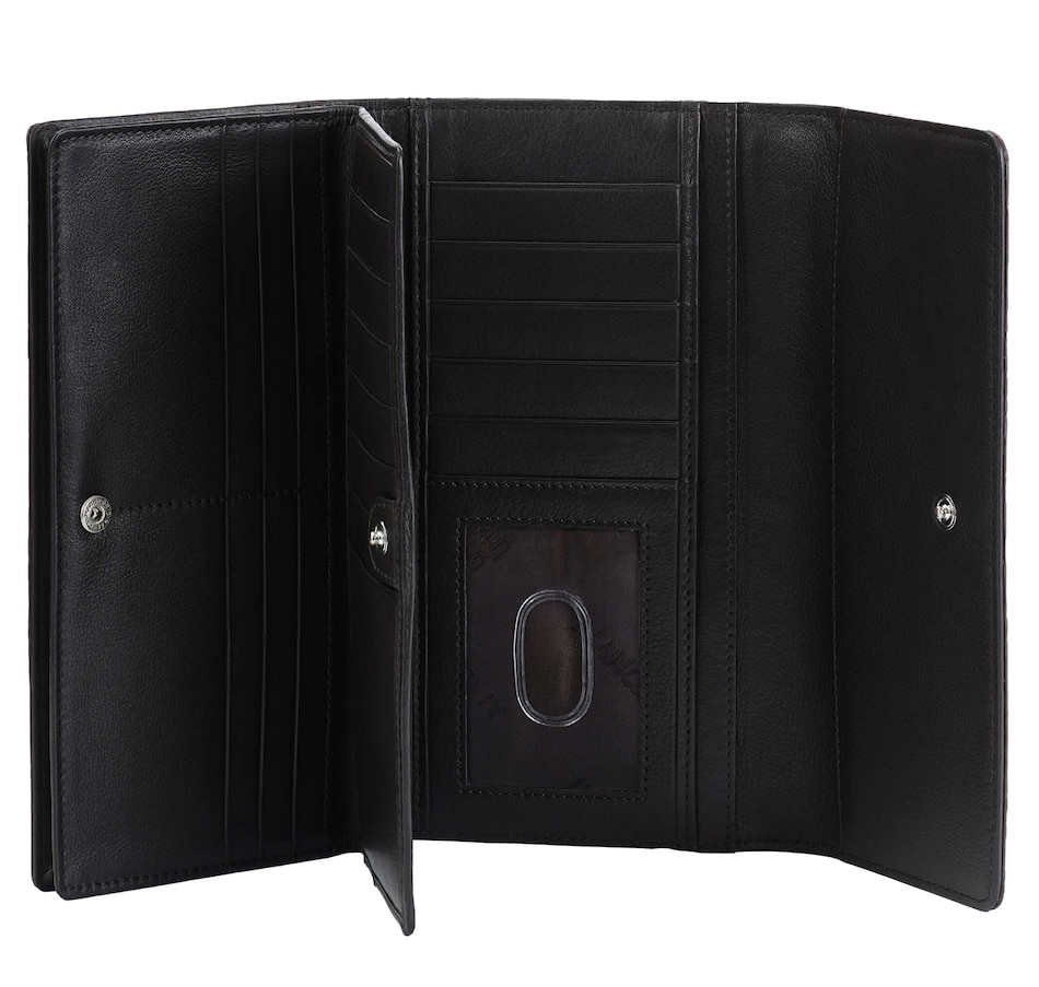 Image 701020_ALTMORE4.jpg, Product 701-020 / Price $99.99, Mancini Quad Fold Wallet With Enhanced RFID Security from Mancini Fine Leather on TSC.ca's Fashion department