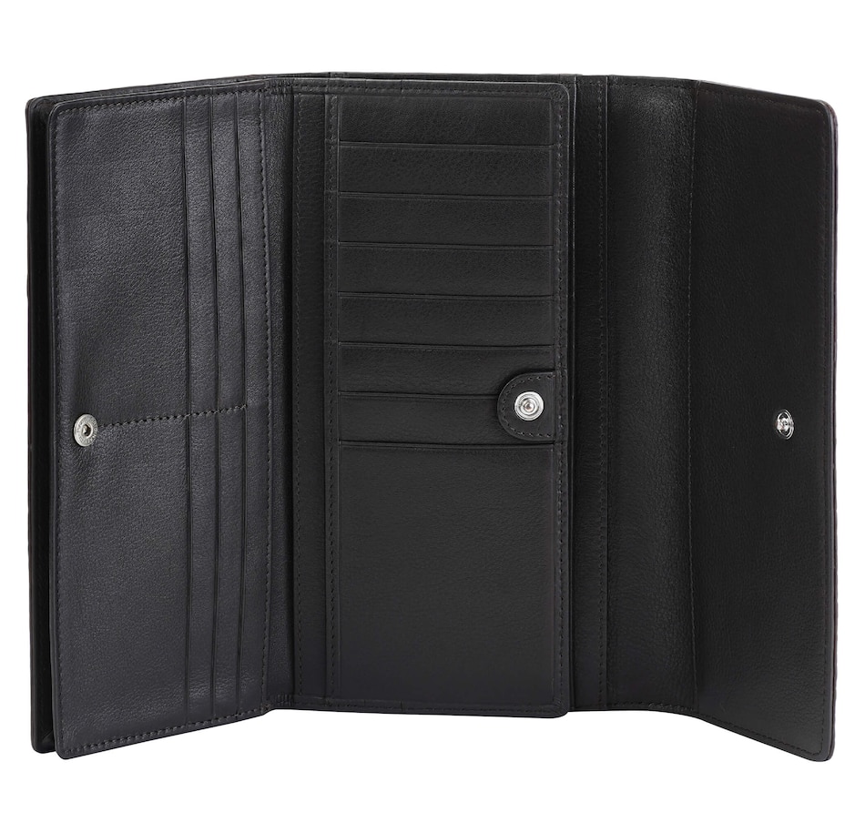 Image 701020_ALTMORE5.jpg, Product 701-020 / Price $99.99, Mancini Quad Fold Wallet With Enhanced RFID Security from Mancini Fine Leather on TSC.ca's Fashion department