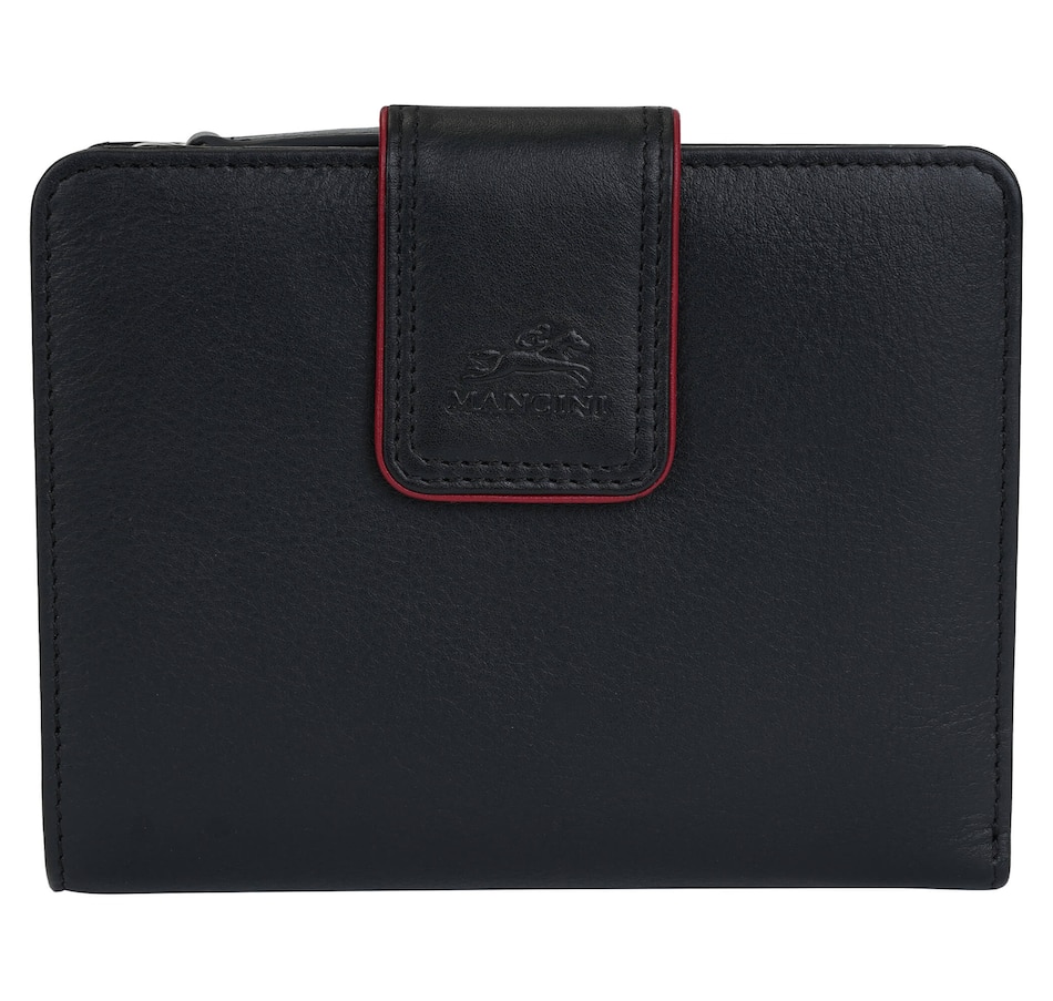 Image 701021_BLK.jpg, Product 701-021 / Price $89.99, Mancini Medium Clutch Wallet With Enhanced RFID Protection from Mancini Fine Leather on TSC.ca's Fashion department