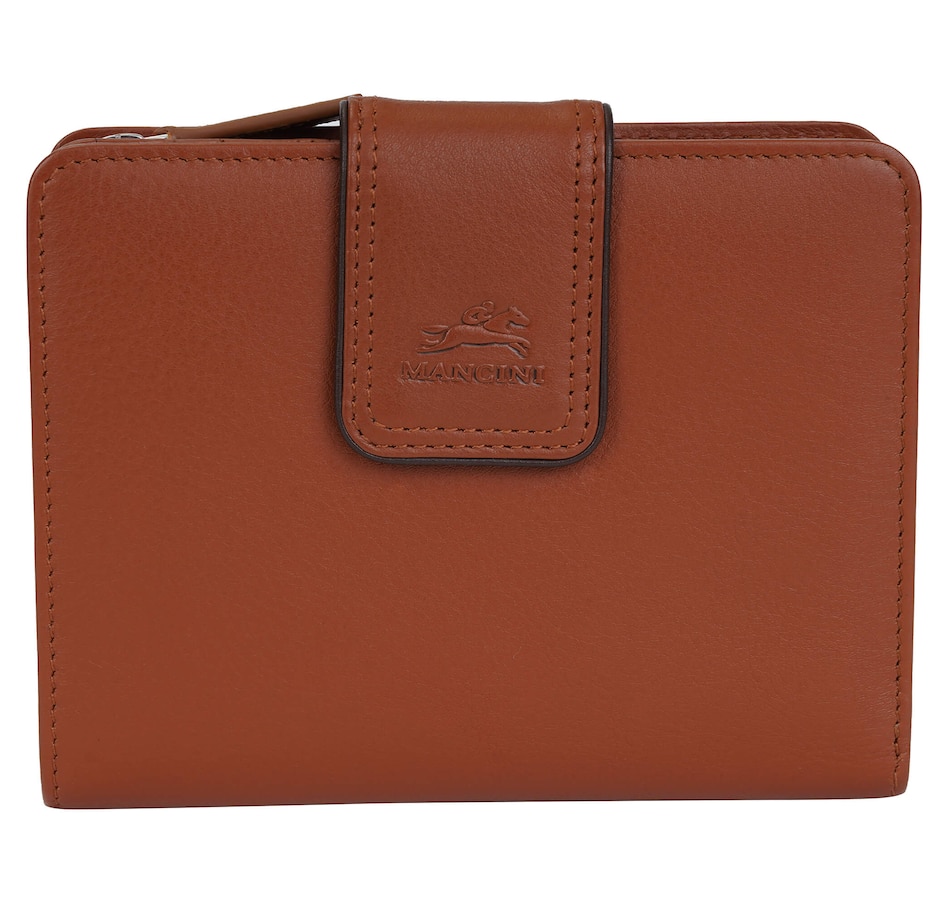 Image 701021_TN.jpg, Product 701-021 / Price $89.99, Mancini Medium Clutch Wallet With Enhanced RFID Protection from Mancini Fine Leather on TSC.ca's Fashion department