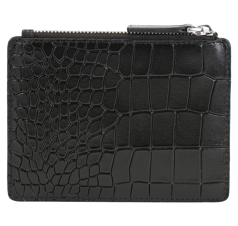 Image 701023_ALTMORE1.jpg, Product 701-023 / Price $47.99, Mancini Card Case With Enhanced RFID Protection Croco from Mancini Fine Leather on TSC.ca's Fashion department