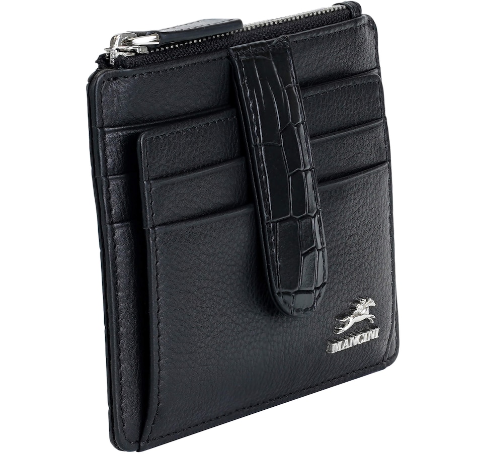 Image 701023_ALTMORE2.jpg, Product 701-023 / Price $47.99, Mancini Card Case With Enhanced RFID Protection Croco from Mancini Fine Leather on TSC.ca's Fashion department