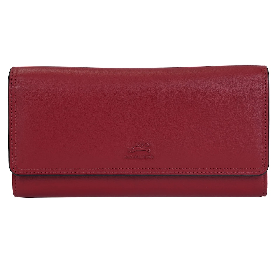 Image 701024_RED.jpg, Product 701-024 / Price $127.99, Mancini Trifold Wallet With Enhanced RFID from Mancini Fine Leather on TSC.ca's Fashion department