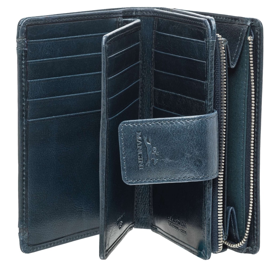 Image 701028_ALTMORE3.jpg, Product 701-028 / Price $89.99, Mancini RFID Secure Medium Clutch Wallet from Mancini Fine Leather on TSC.ca's Fashion department