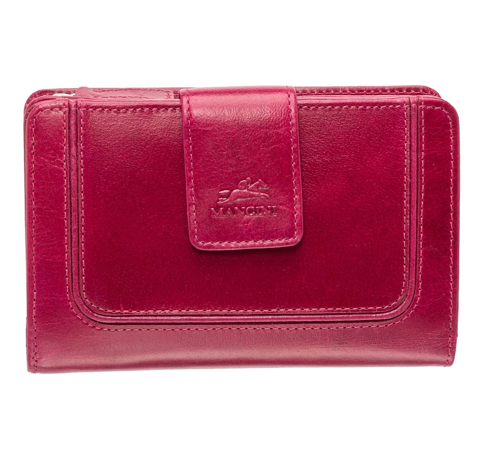 Image 701028_PNK.jpg, Product 701-028 / Price $89.99, Mancini RFID Secure Medium Clutch Wallet from Mancini Fine Leather on TSC.ca's Fashion department