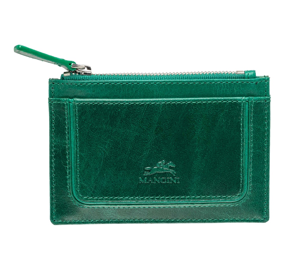 Image 701031_GRN.jpg, Product 701-031 / Price $42.99, Mancini RFID Secure Card Case and Coin Purse from Mancini Fine Leather on TSC.ca's Fashion department
