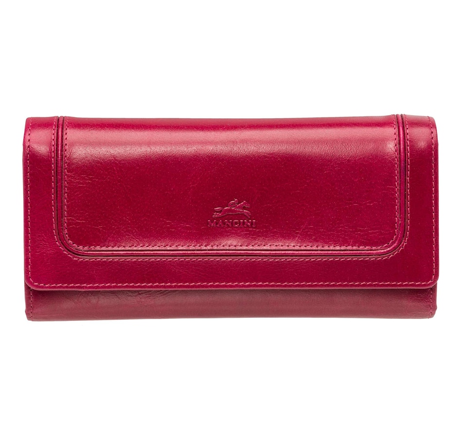 Image 701032_PNK.jpg, Product 701-032 / Price $99.99, Mancini RFID Secure Quadruple Wallet from Mancini Fine Leather on TSC.ca's Fashion department
