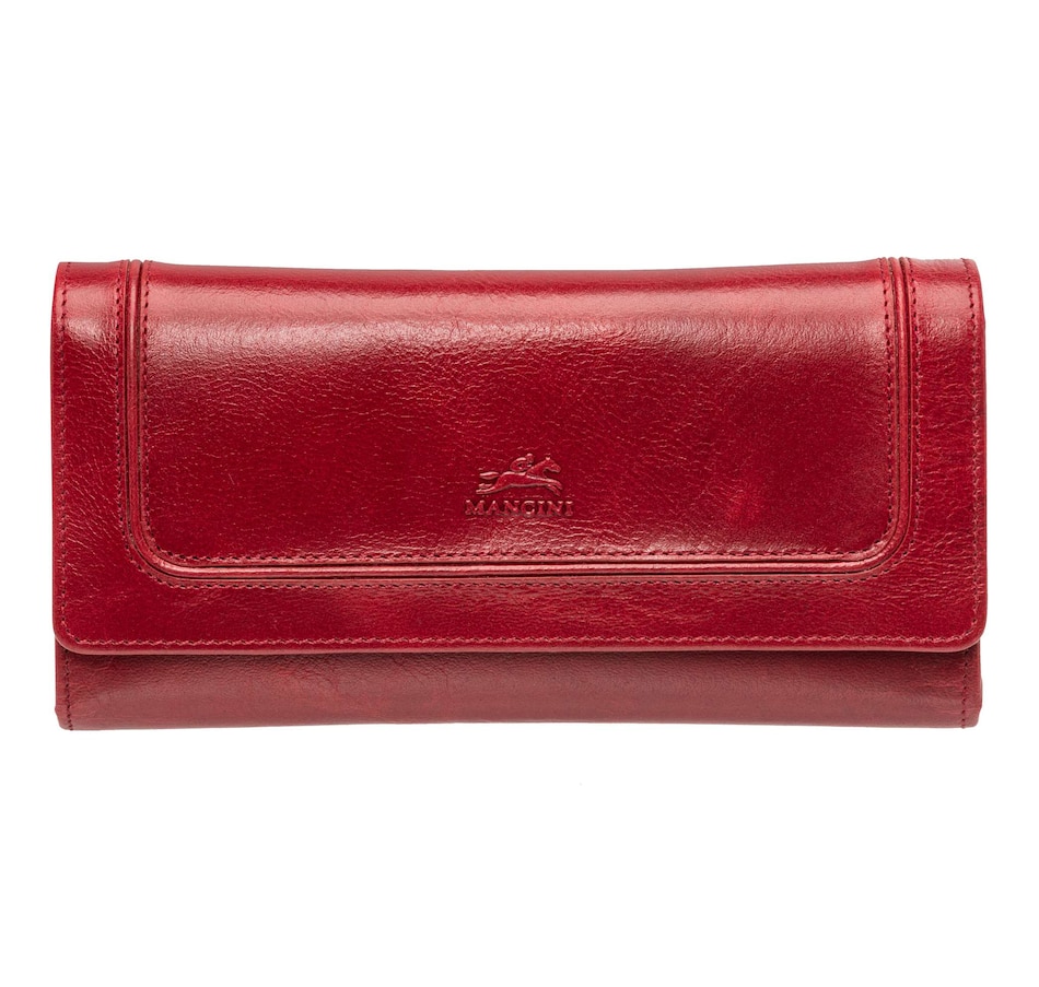 Image 701032_RED.jpg, Product 701-032 / Price $99.99, Mancini RFID Secure Quadruple Wallet from Mancini Fine Leather on TSC.ca's Fashion department