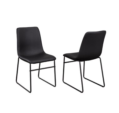 Titus Leatherette Dining Chairs (Set of 2)