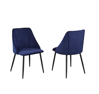 Titus Velvet Dining Chairs (Set of 2)