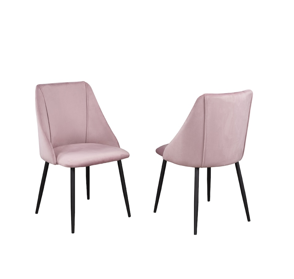 Image 701061_PNK.jpg, Product 701-061 / Price $244.99, Titus Velvet Dining Chairs (Set of 2) from Titus Furniture on TSC.ca's Home & Garden department