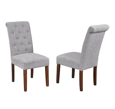 Titus Linen Parson Chairs (Set of 2)