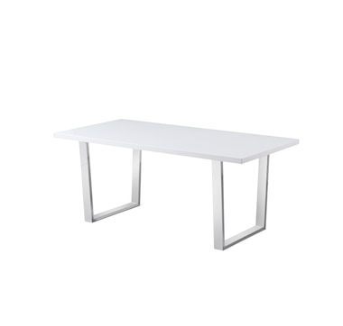 Titus White Veneer Dining Table