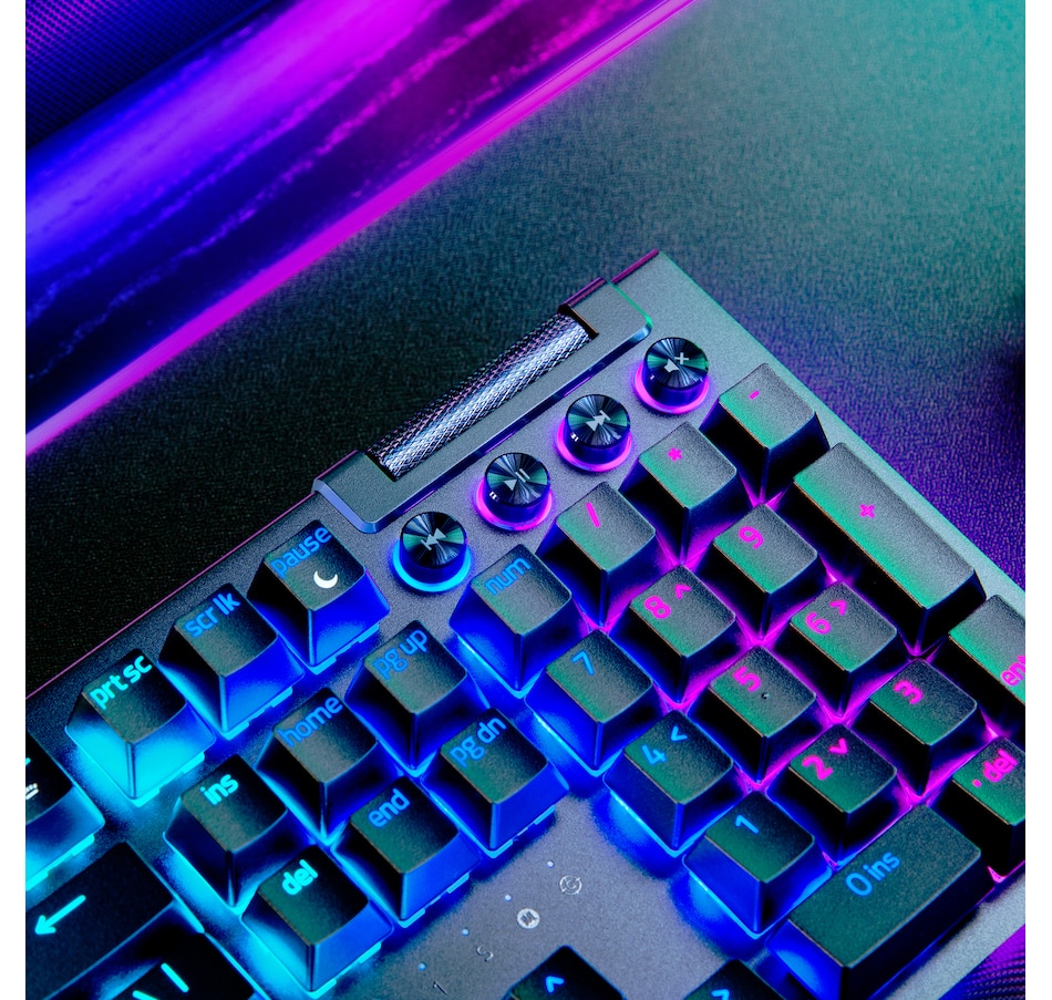 Image 701123_ALTMORE7.jpg, Product 701-123 / Price $329.99, Razer BlackWidow V4 Pro Mechanical Gaming Keyboard from Razer on TSC.ca's Electronics department