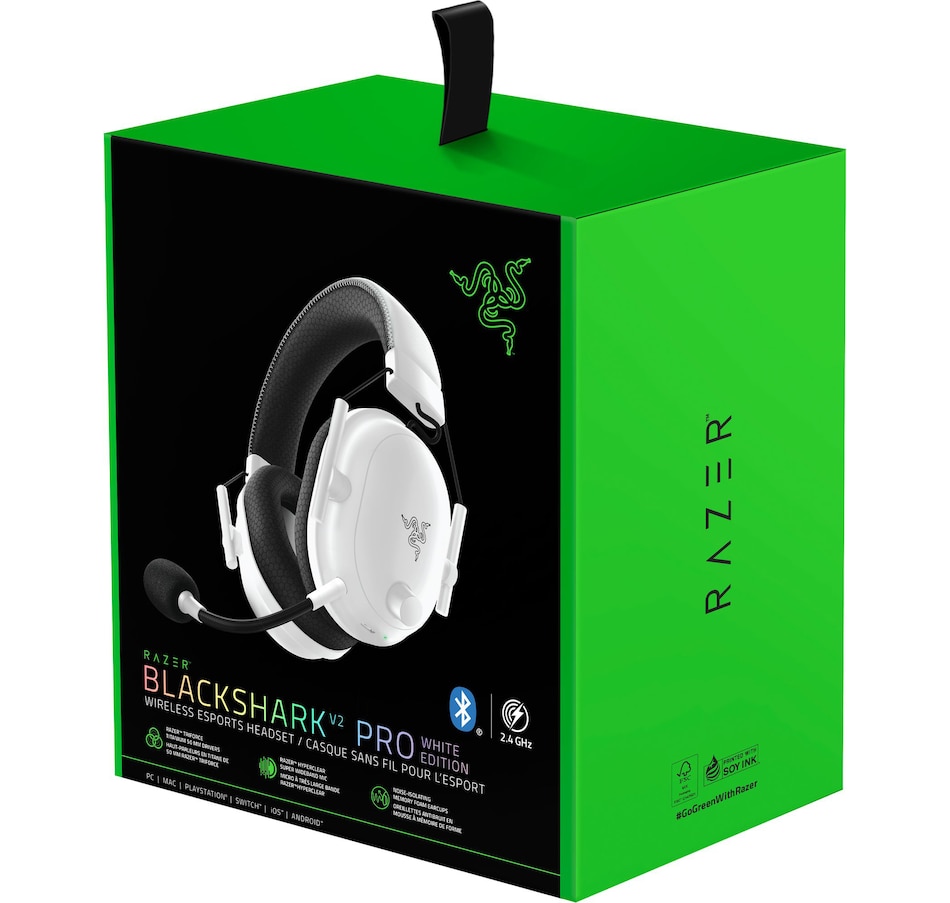 Image 701127_ALTMORE6.jpg, Product 701-127 / Price $289.99, Razer BlackShark V2 Pro (2023) - Wireless E-Sports Headset (white) from Razer on TSC.ca's Electronics department